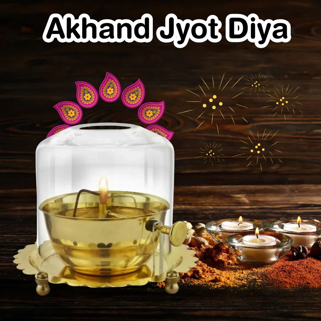 Akhand Jyoti Diya With Wick Lifting Screw Lever | Aaj Ka Bumper Offer Buy 1 Get 1